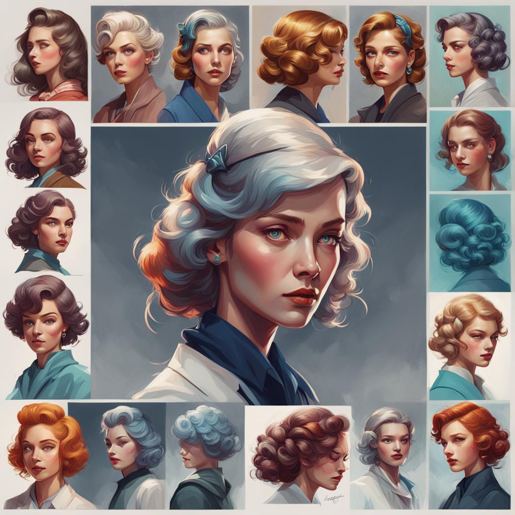 1950s Pin-up Curls